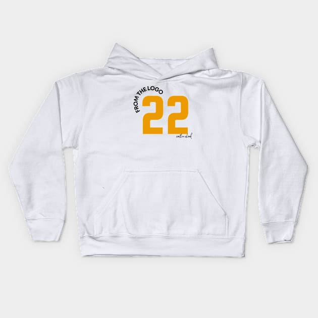 From The Logo 22 Caitlin Clark Kids Hoodie by hippohost